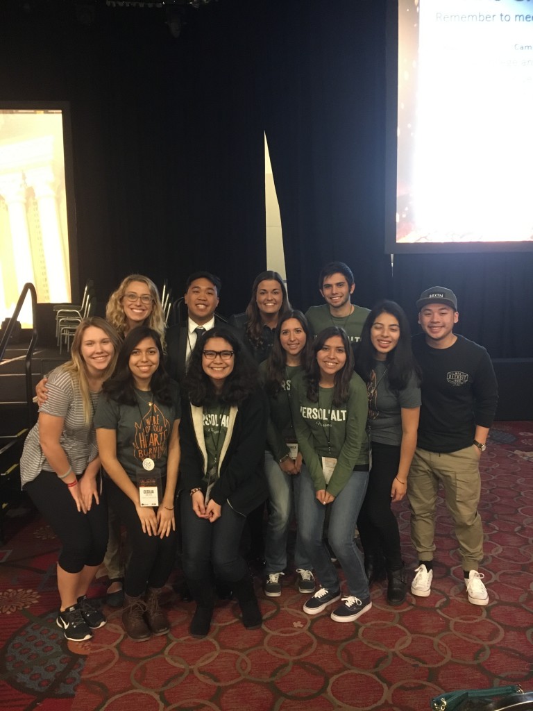 UC Irvine students and missionaries at the Focus Student Leadership Conference